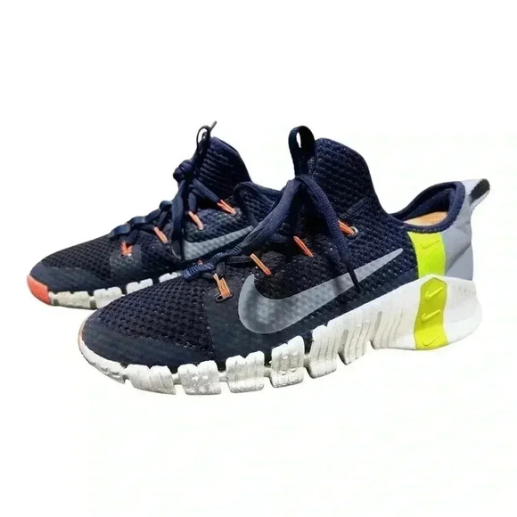 NIKE Men’s Free Metcon 3 'Blackened Blue Ashen Slate' CJ0861 400 Sneaker. Sz 10 - Picture 4 of 9